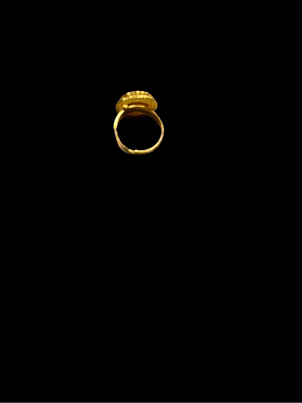 24k Dubai  Gold Plated Necklace Rope Style Chain W/Pendant , Earrings & Ring Set - Picture 8 of 11